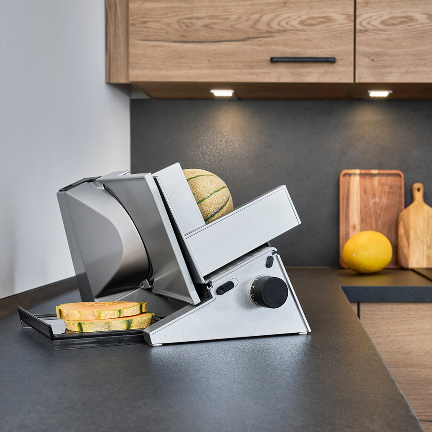 Ritter Aufschnittmaschine amido3, www.kitchen-more.ch