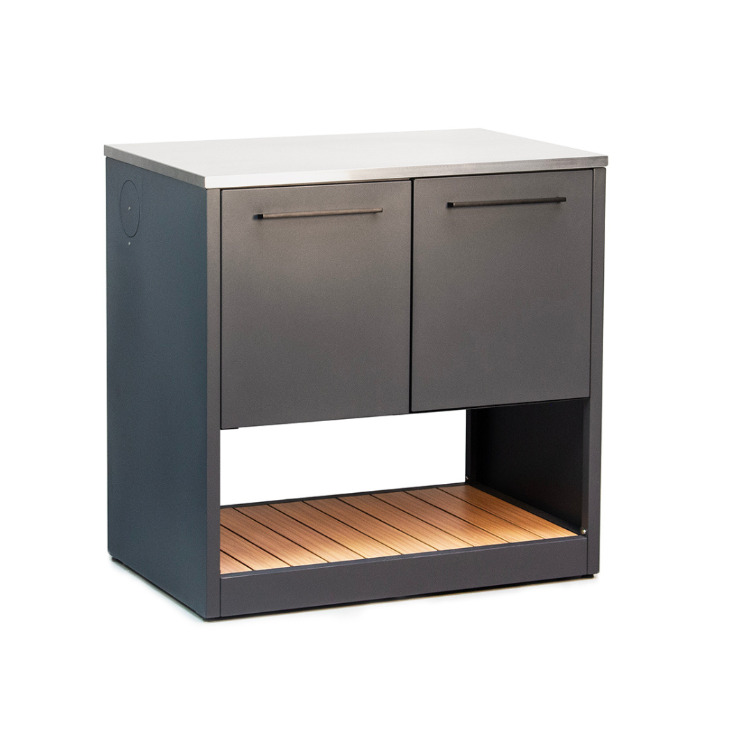 Outdoor Küche Modul Standard mit Edelstahl-Arbeitsplatte livestyle