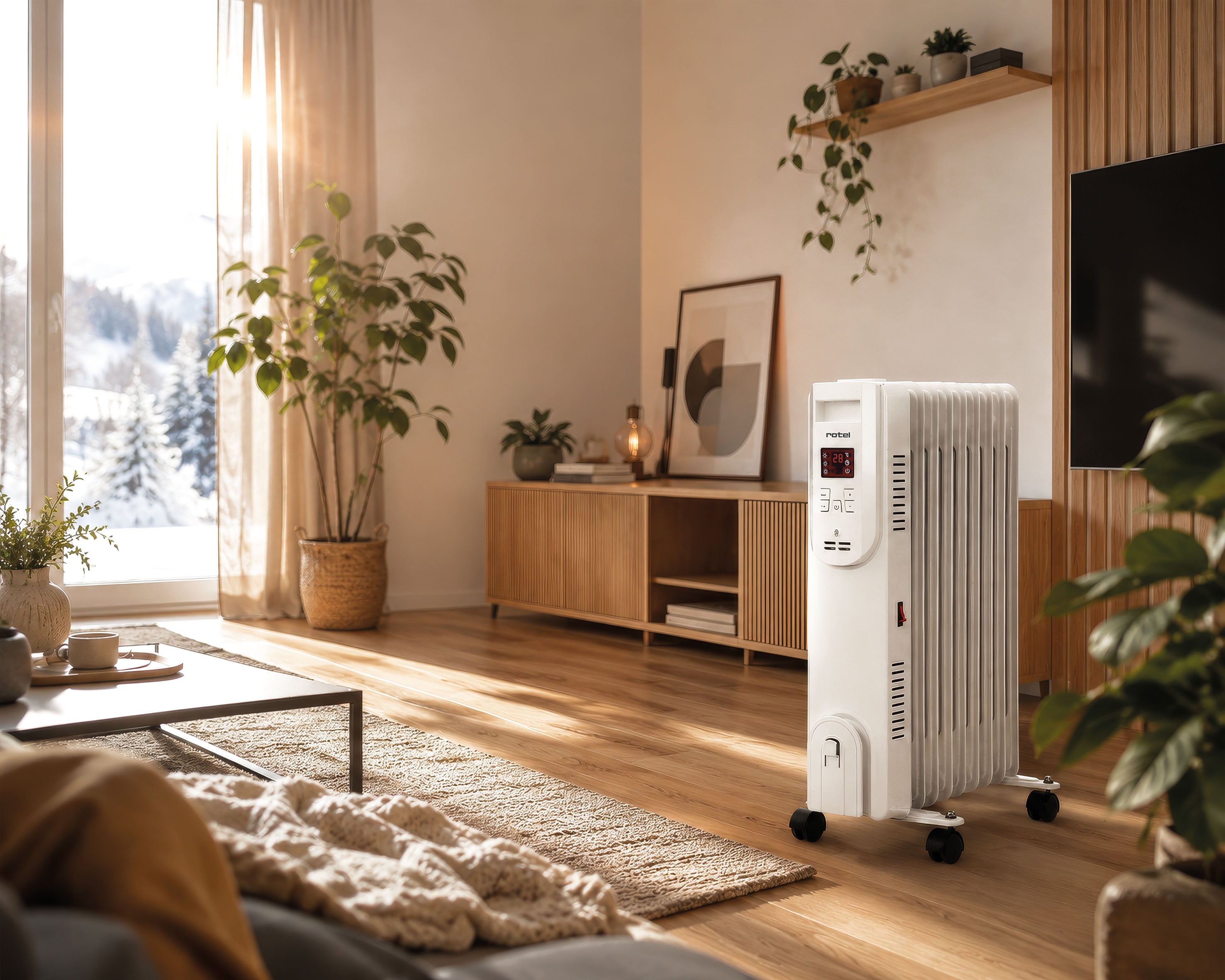 Geräuschloser rotel Ölradiator für angenehme Wärme im Wohnbereich