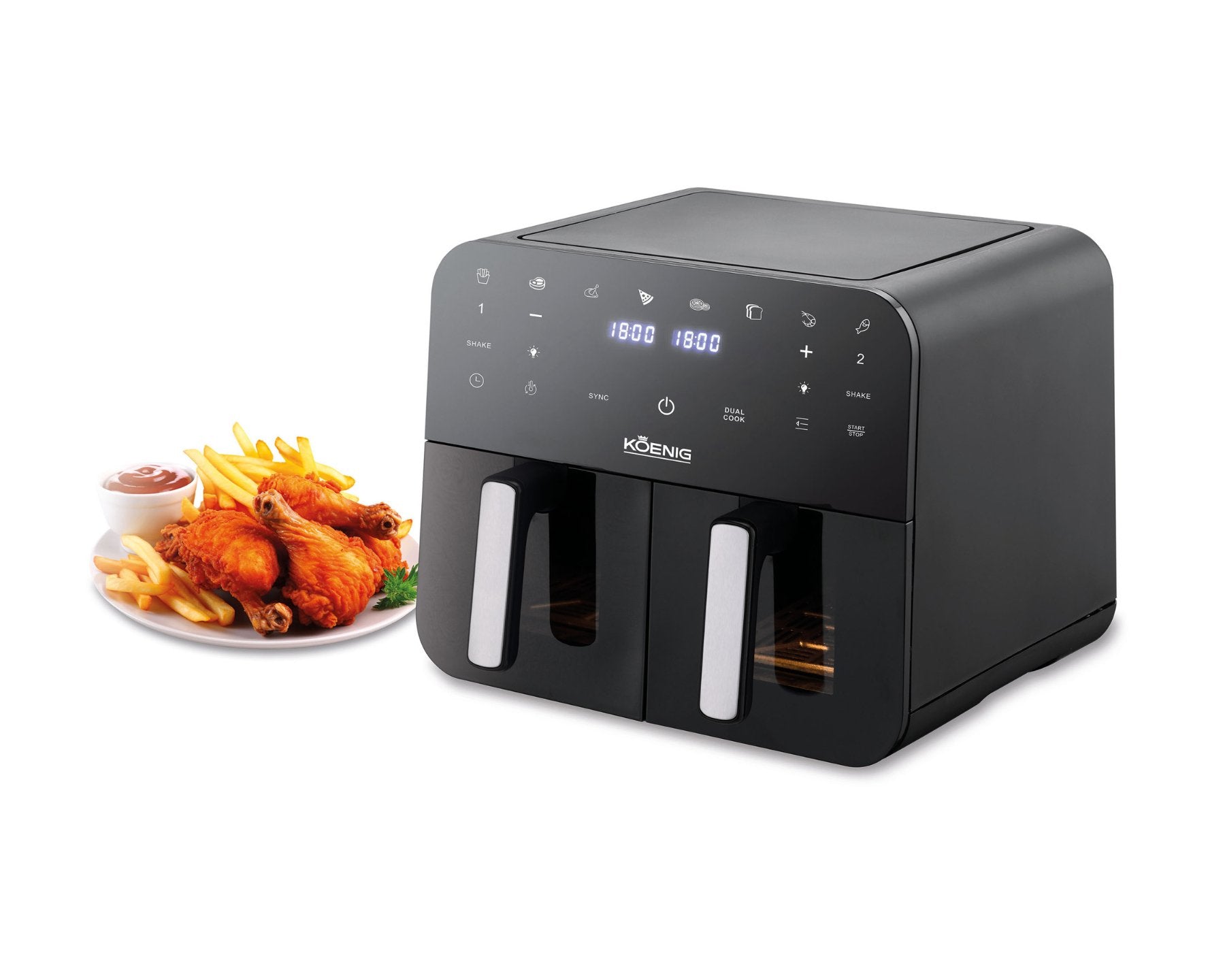 Doppel - Heissluftfritteuse Quick & Pure 5 - kitchen - more.ch