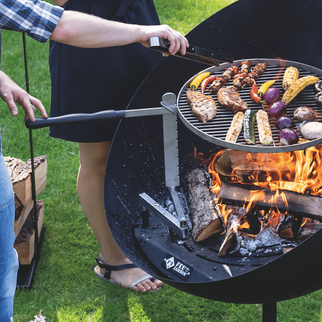 Edelstahl Schwenkarm Feu du Jardin | für Feuerschalen - kitchen - more.ch