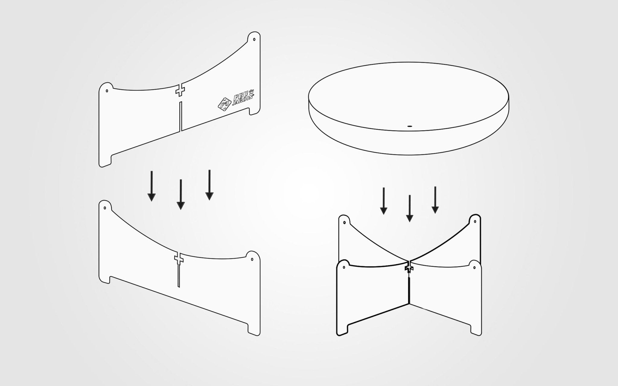Feuerschale Feu du Jardin X70 rost - kitchen - more.ch