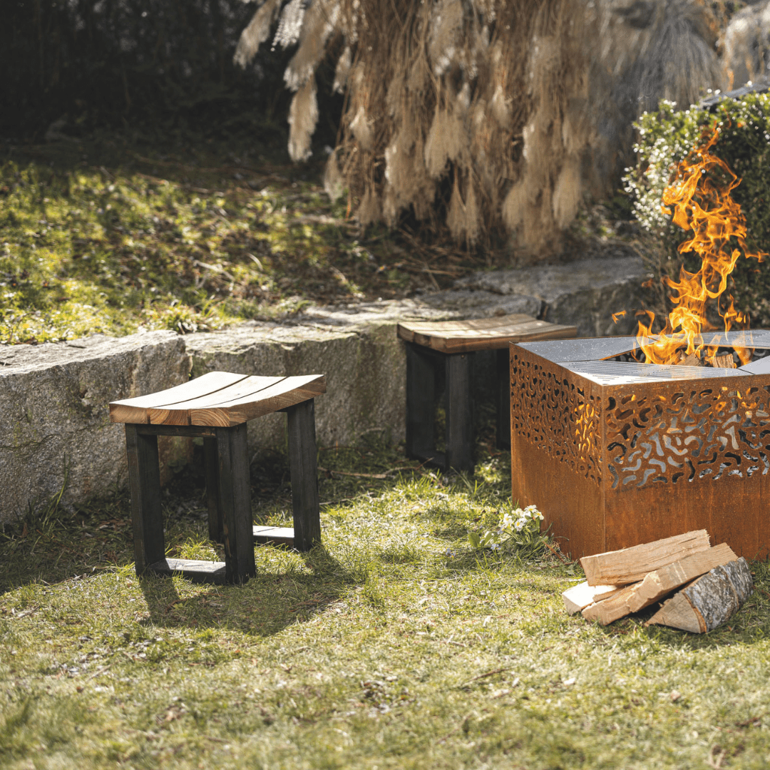 Holzhocker Feu du Jardin CONVI | aus Lärchenholz - kitchen - more.ch