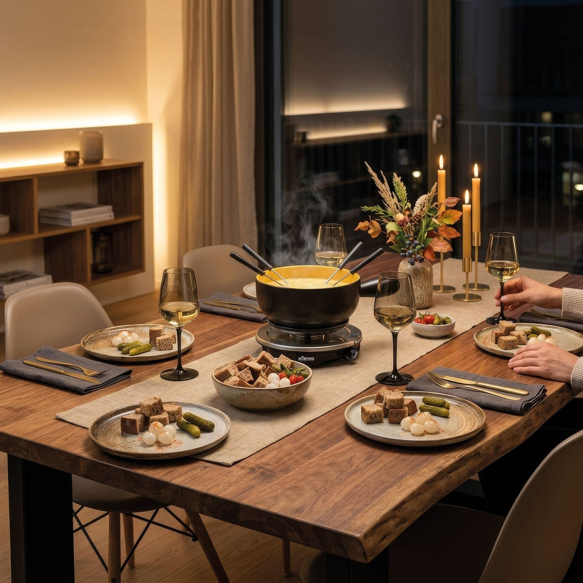 Käsefondue-Set von KOENIG - kitchen-more.ch