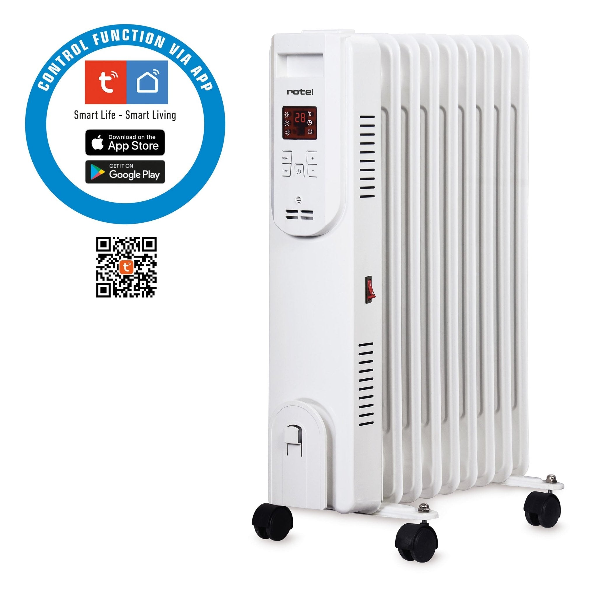 Ölradiator mit 9 Elementen von Rotel - kitchen-more.ch