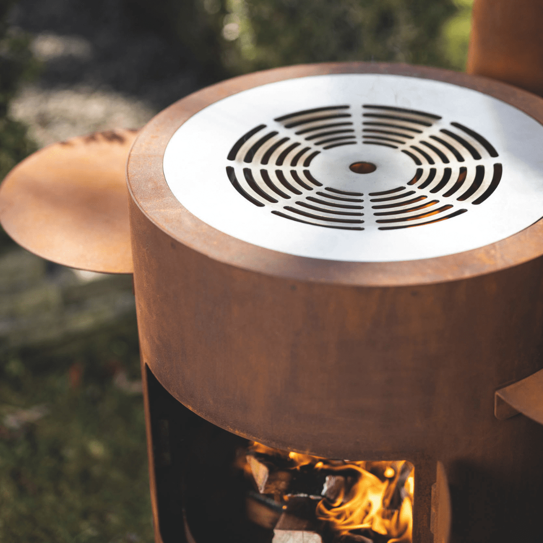 Outdoor - und Fondue - Ofen DELUXE rost - kitchen - more.ch