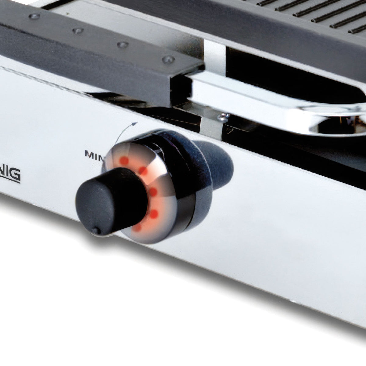Raclette-Grill Chrom für 8 Personen von KOENIG - kitchen-more.ch