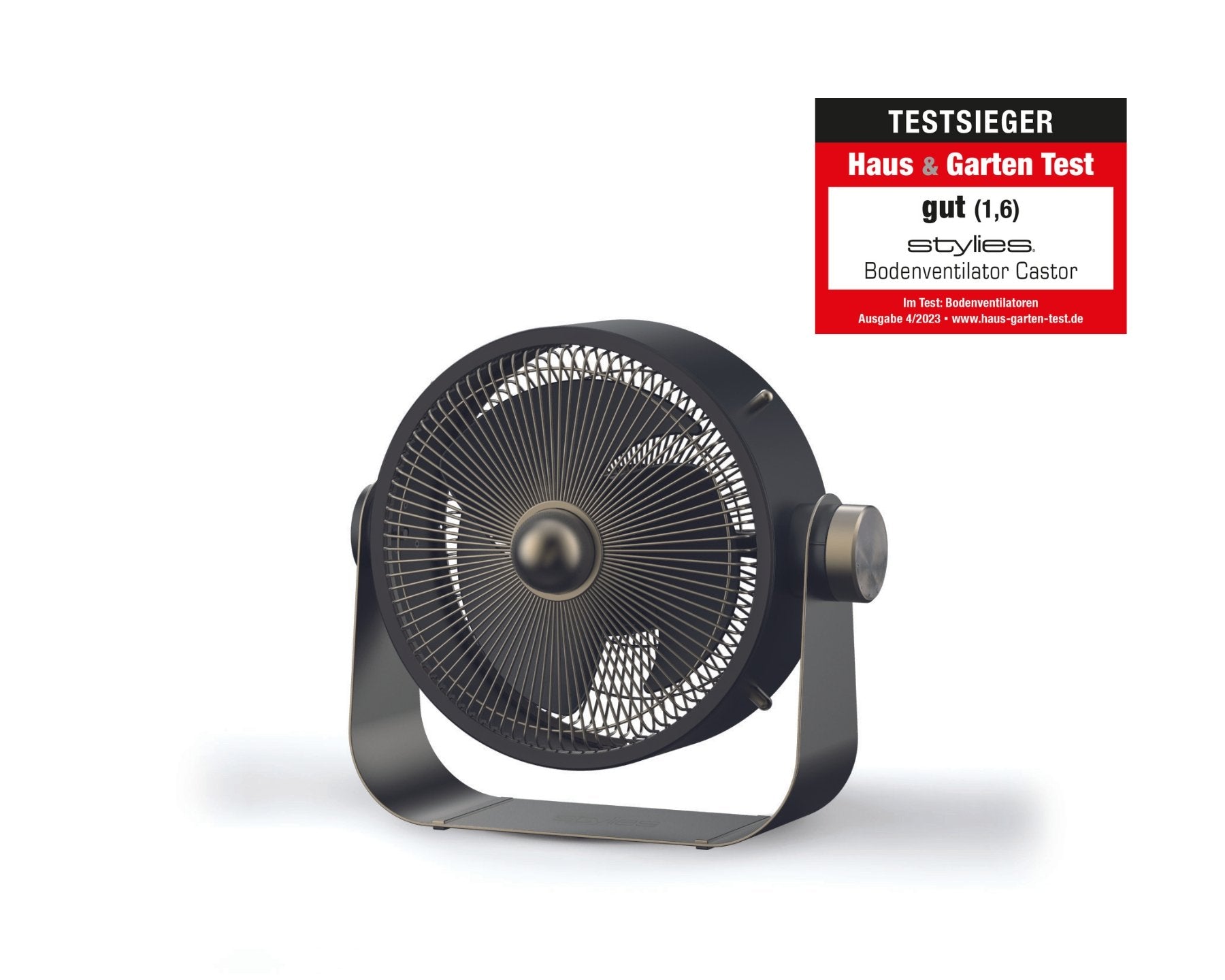 Bodenventilator Castor - kitchen-more.ch, Stylies, kostenloser Versand in der ganzen Schweiz