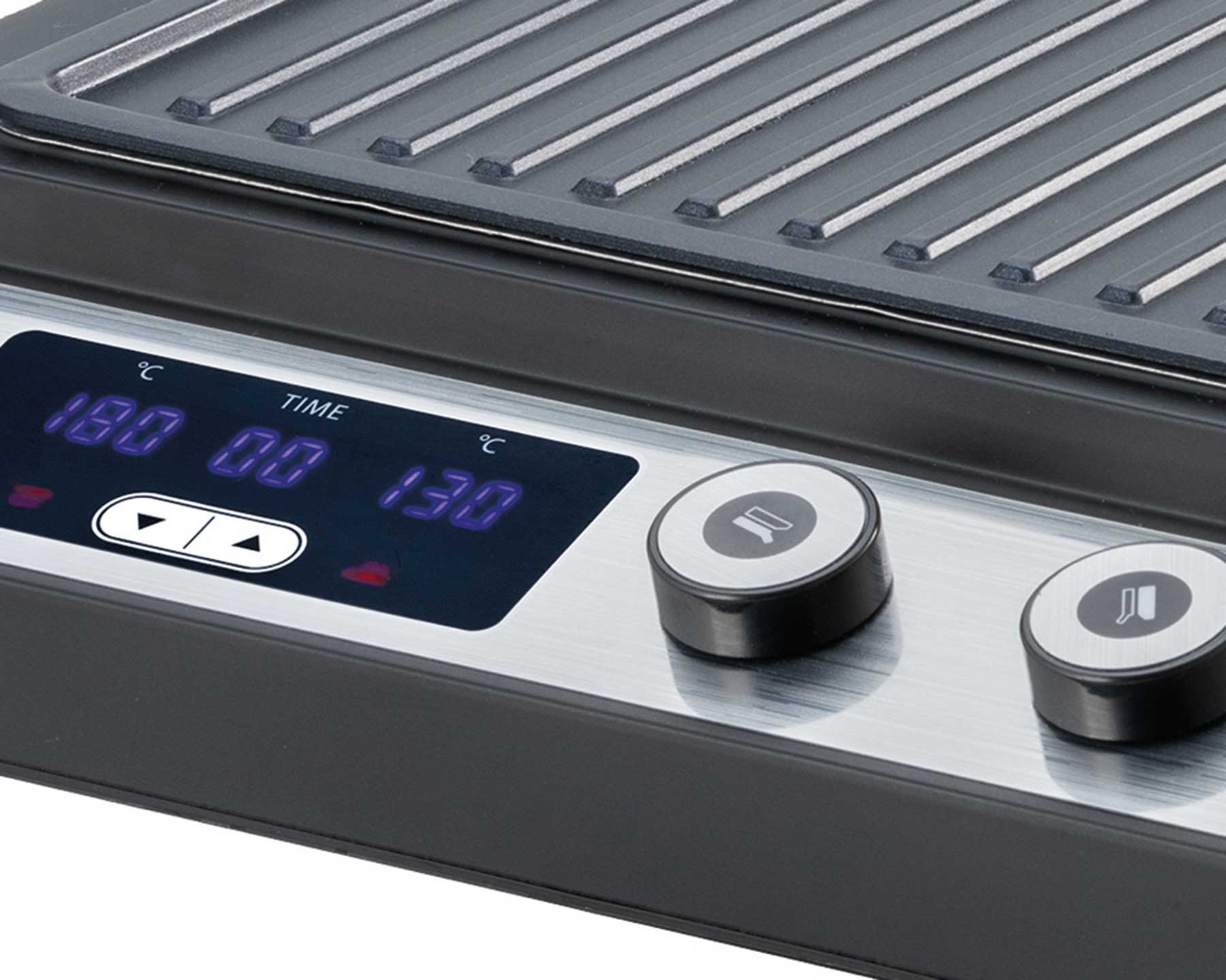 KOENIG Digital-Kontaktgrill, Tischgrill - www.kitchen-more.ch, kostenloser Versand in der ganzen Schweiz Digital-Kontaktgrill