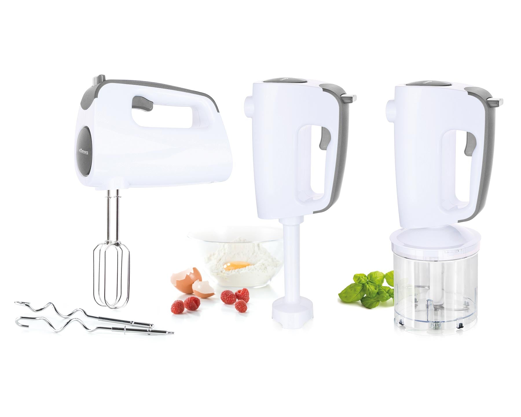 KOENIG Handmixer 4-in-1 - kitchen-more.ch, kostenloser Versand in der ganzen Schweiz