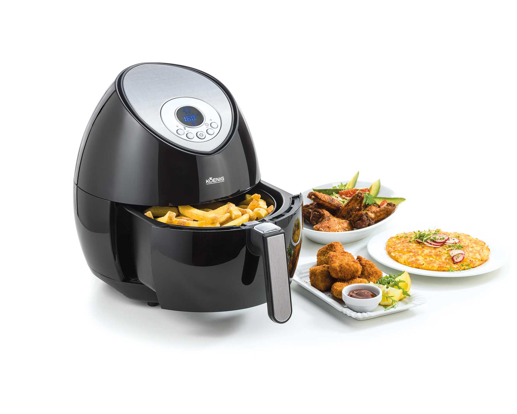 KOENIG Heissluftfritteuse Quick&Pure 3 - kitchen-more.ch, kostenloser Versand in der ganzen Schweiz