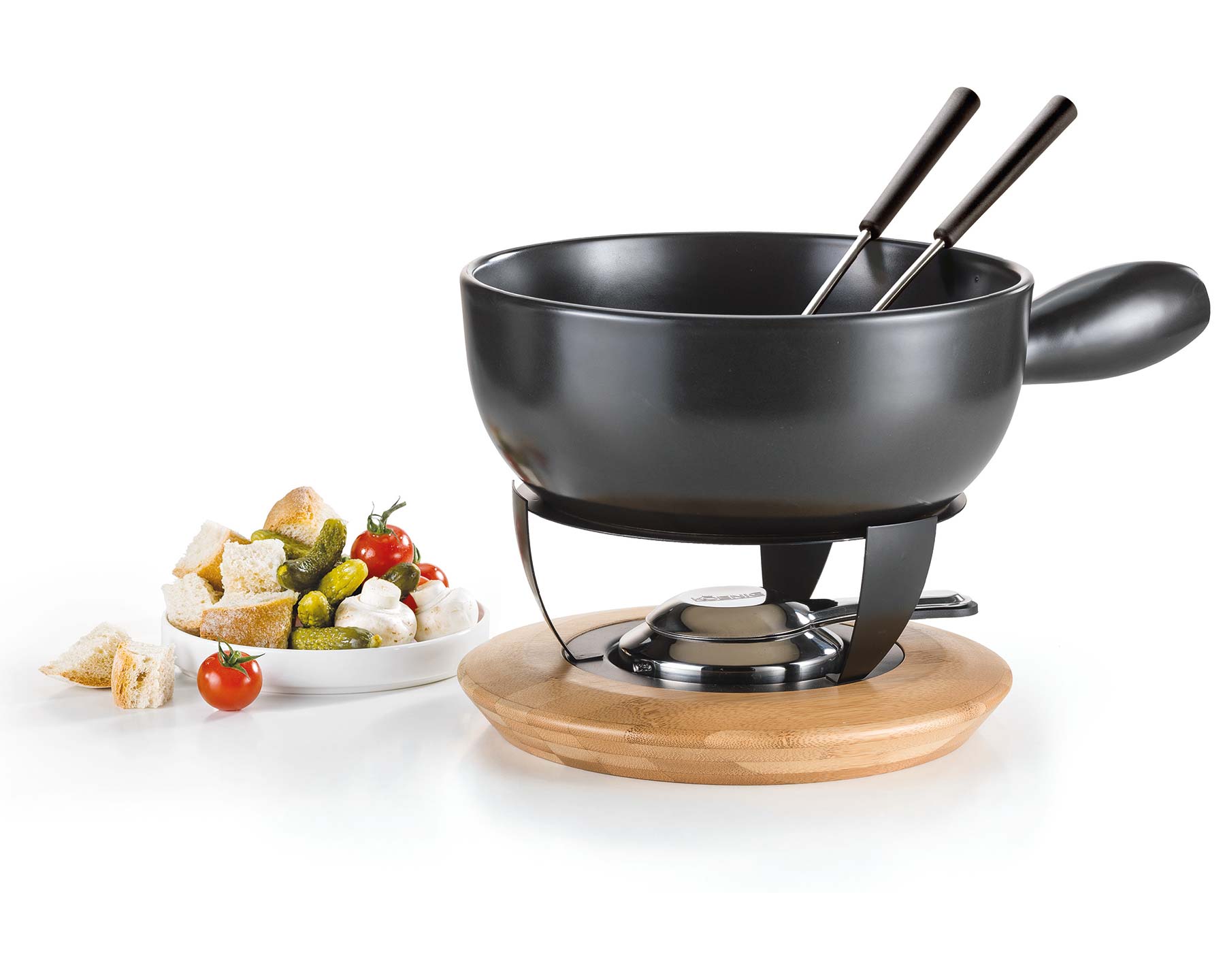 KOENIG Käsefondue-Set Bamboo - kitchen-more.ch, kostenloser Versand in der ganzen Schweiz