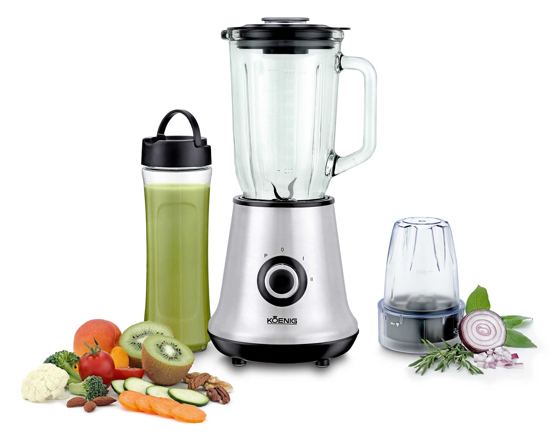 Kompaktmixer-Set Steel Line - kitchen-more.ch