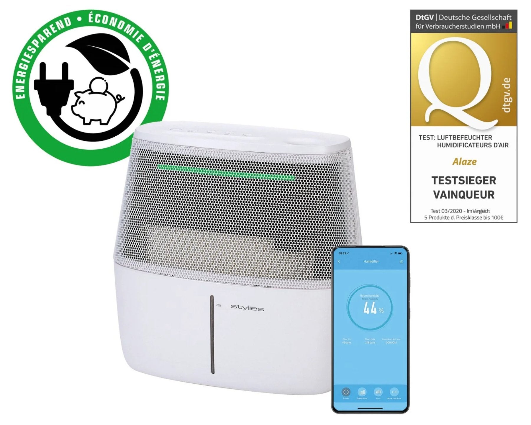 Luftbefeuchter Alaze mit APP - kitchen-more.ch