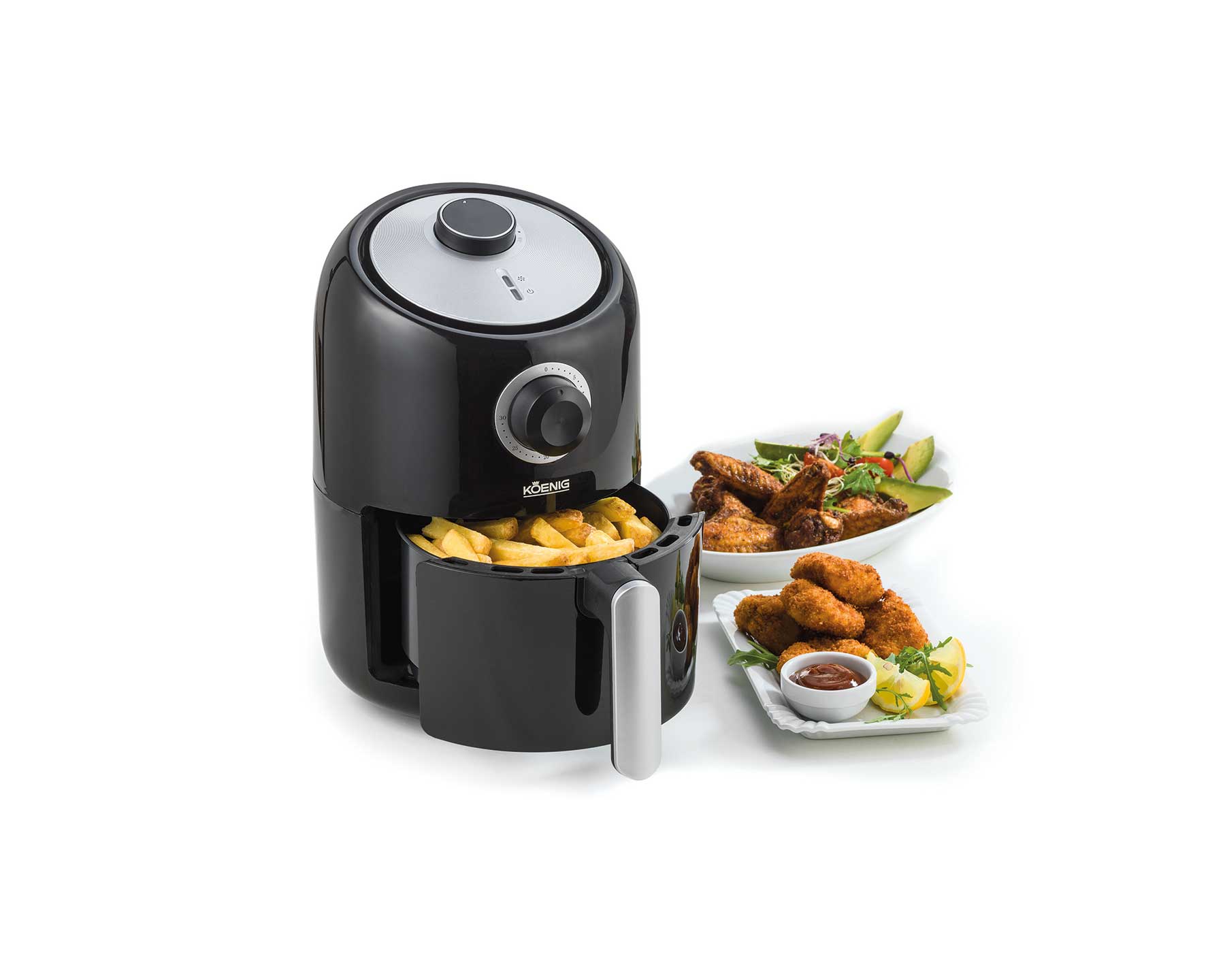 Mini-Heissluftfritteuse Quick&Pure 1 - kitchen-more.ch