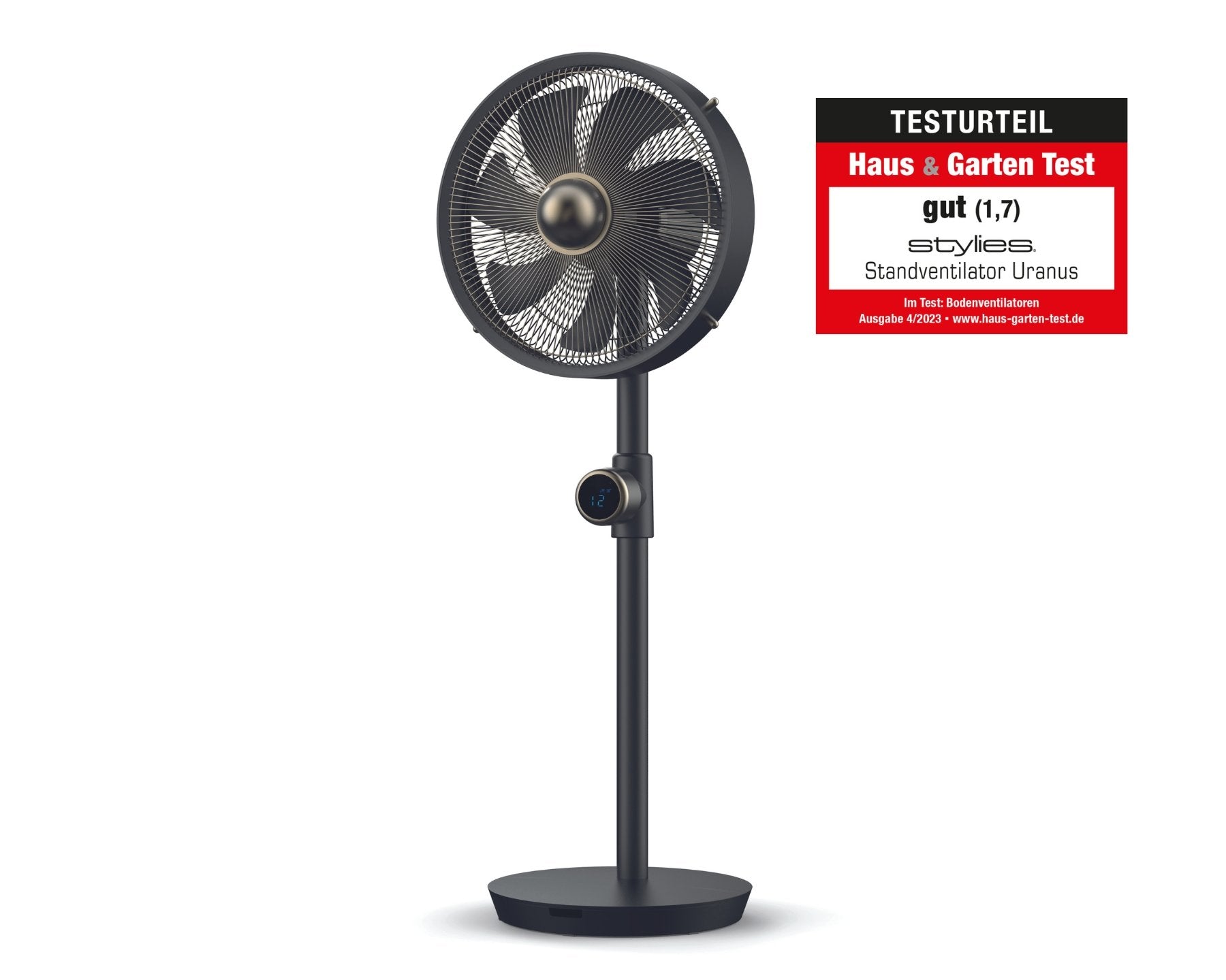 Stylies Testsieger Ventilator, Standventilator Uranus - kitchen-more.ch, kostenloser Versand in der ganzen Schweiz