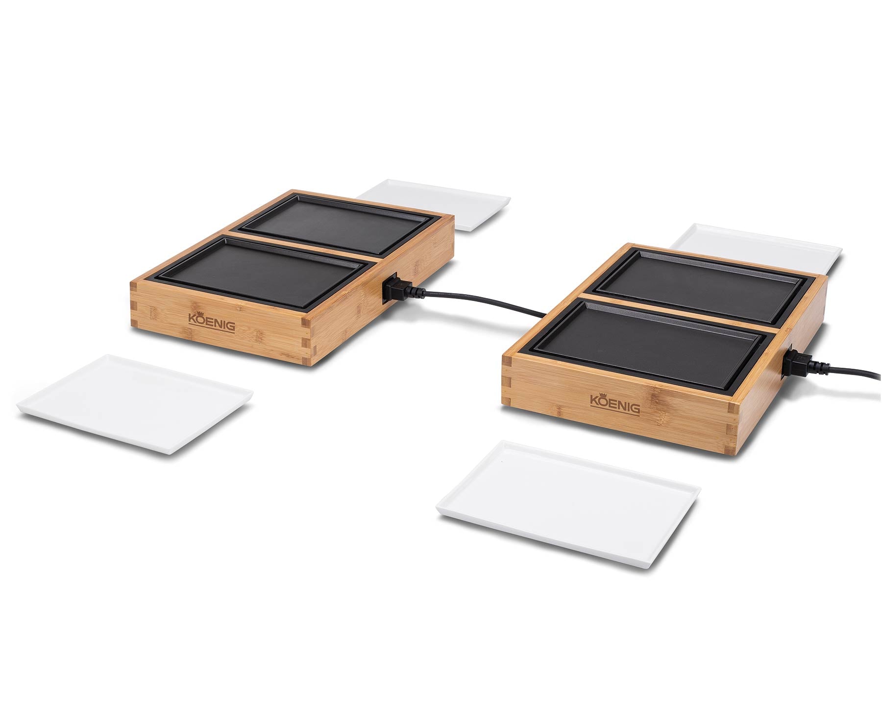 KOENIG Tischgrill Dinner for 4 (Duo) für vier Personen - kitchen-more.ch, kostenloser Versand in der ganzen Schweiz