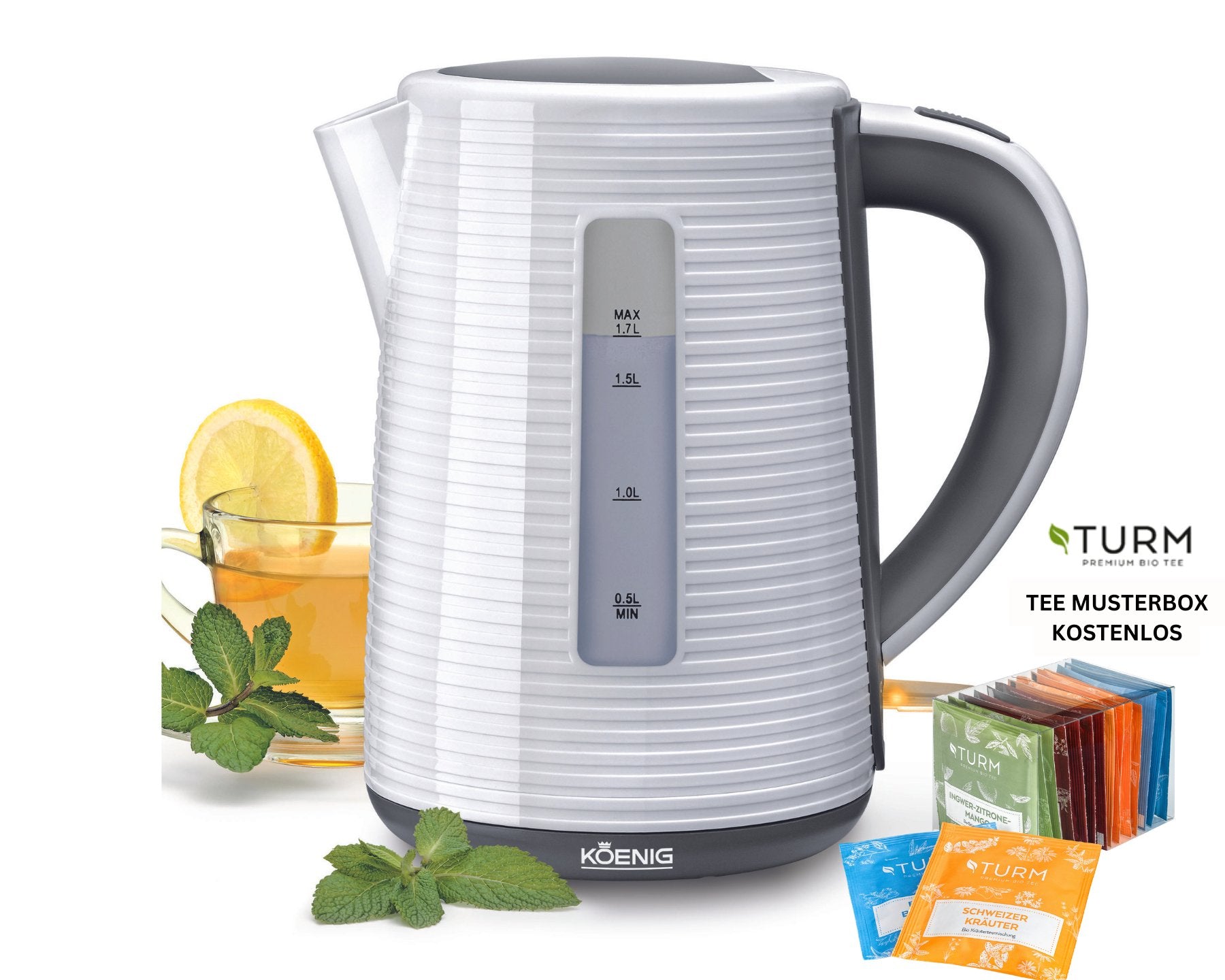 Wasserkocher Stripes - kitchen-more.ch