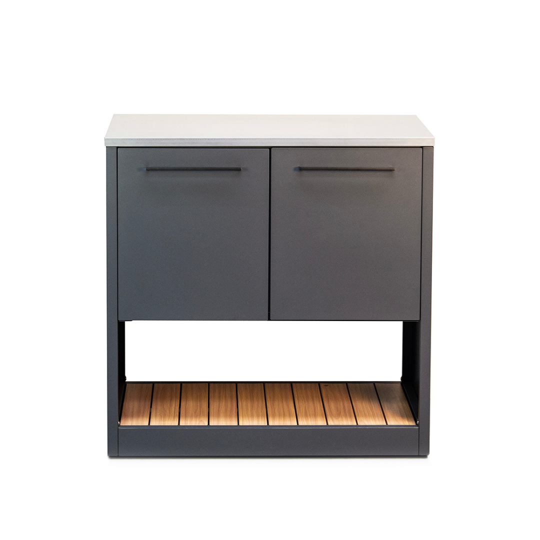 Outdoor Küche Modul Standard mit Edelstahl-Arbeitsplatte livestyle