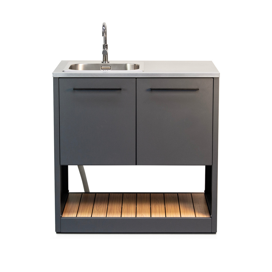 Outdoor Küche Modul Spülbecken mit Edelstahl-Arbeitsplatte