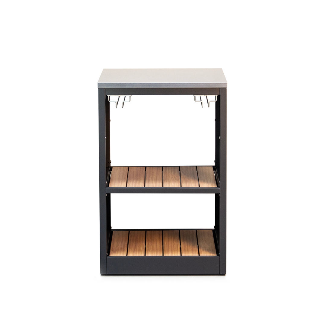 Outdoor Küche Eckmodul mit Edelstahl-Arbeitsplatte