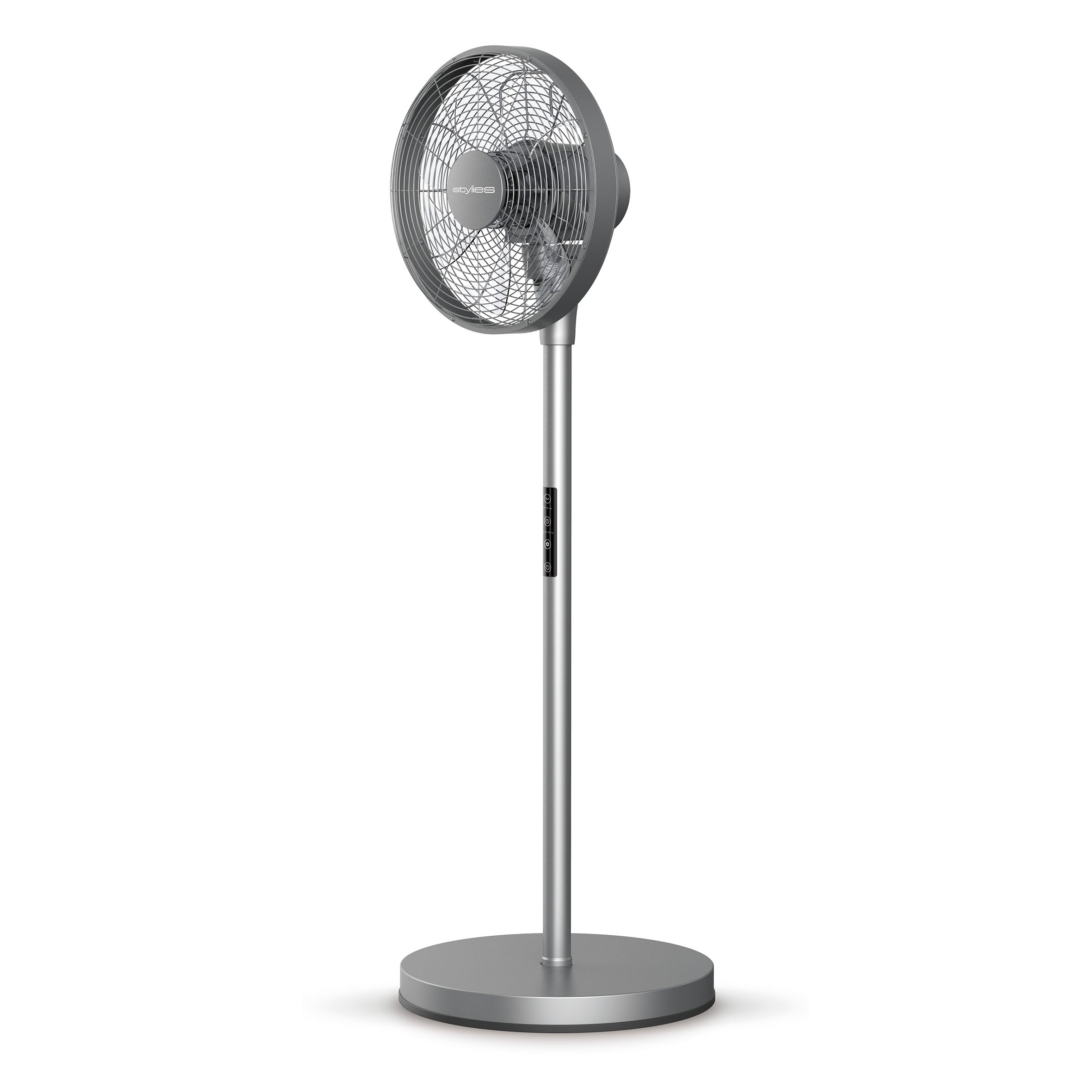Stylies Notos Standventilator Grau – Leiser Ventilator