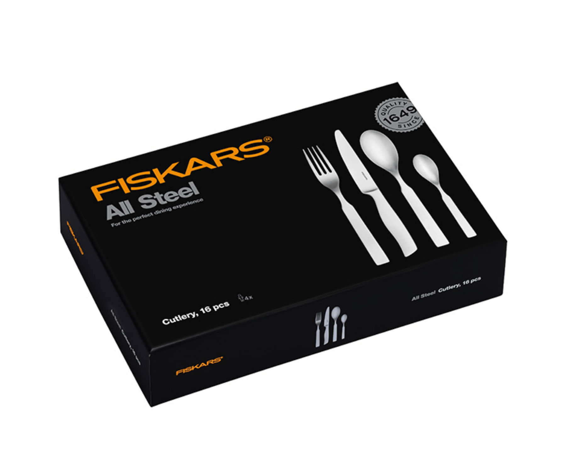 All Steel Besteckset, 16 - teilig von Fiskars - kitchen - more.ch