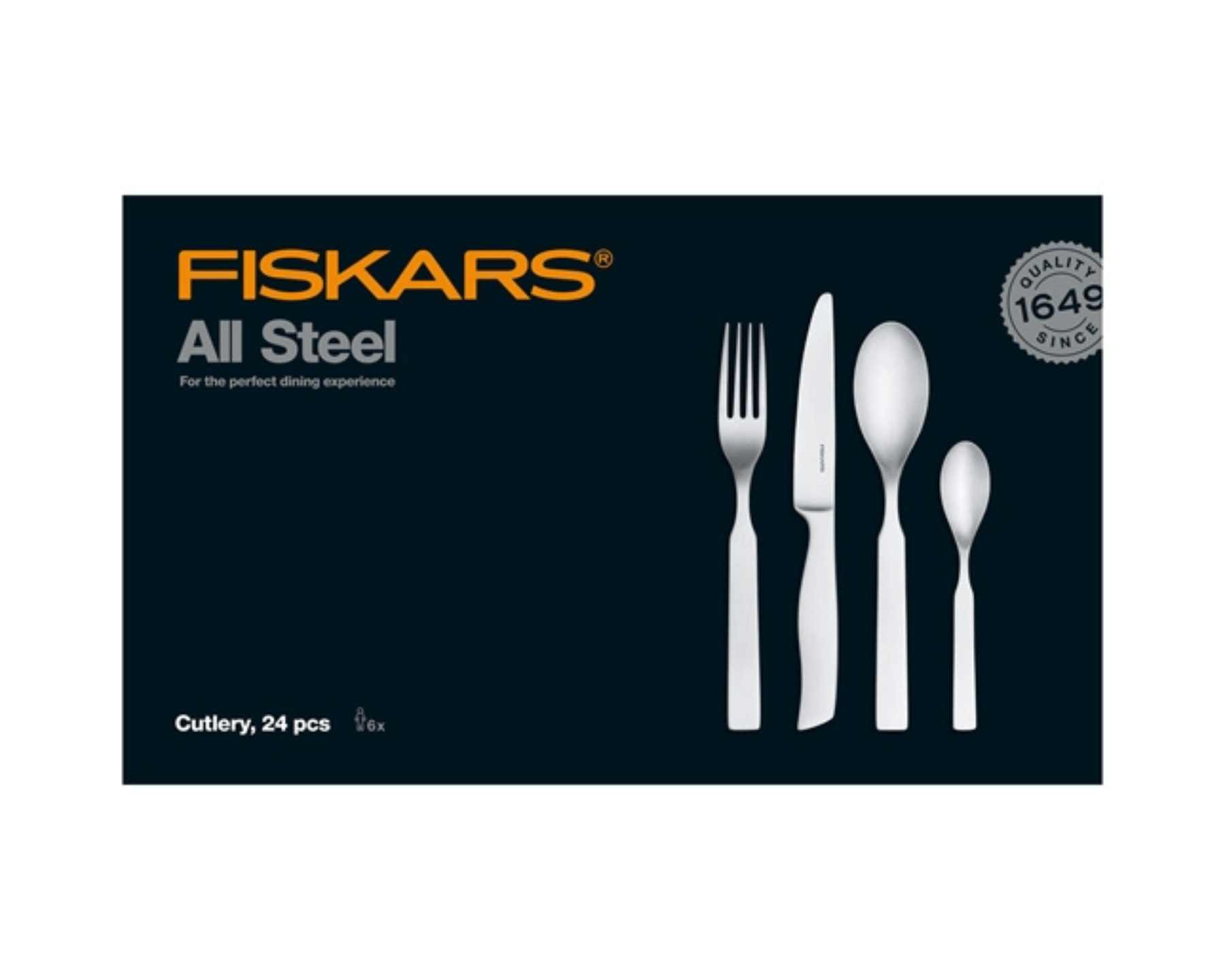 All Steel Besteckset 24 - tlg. von Fiskars - kitchen - more.ch