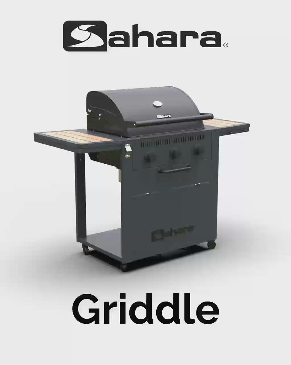 Sahara Gasgrill Griddle & Roast BBQ
