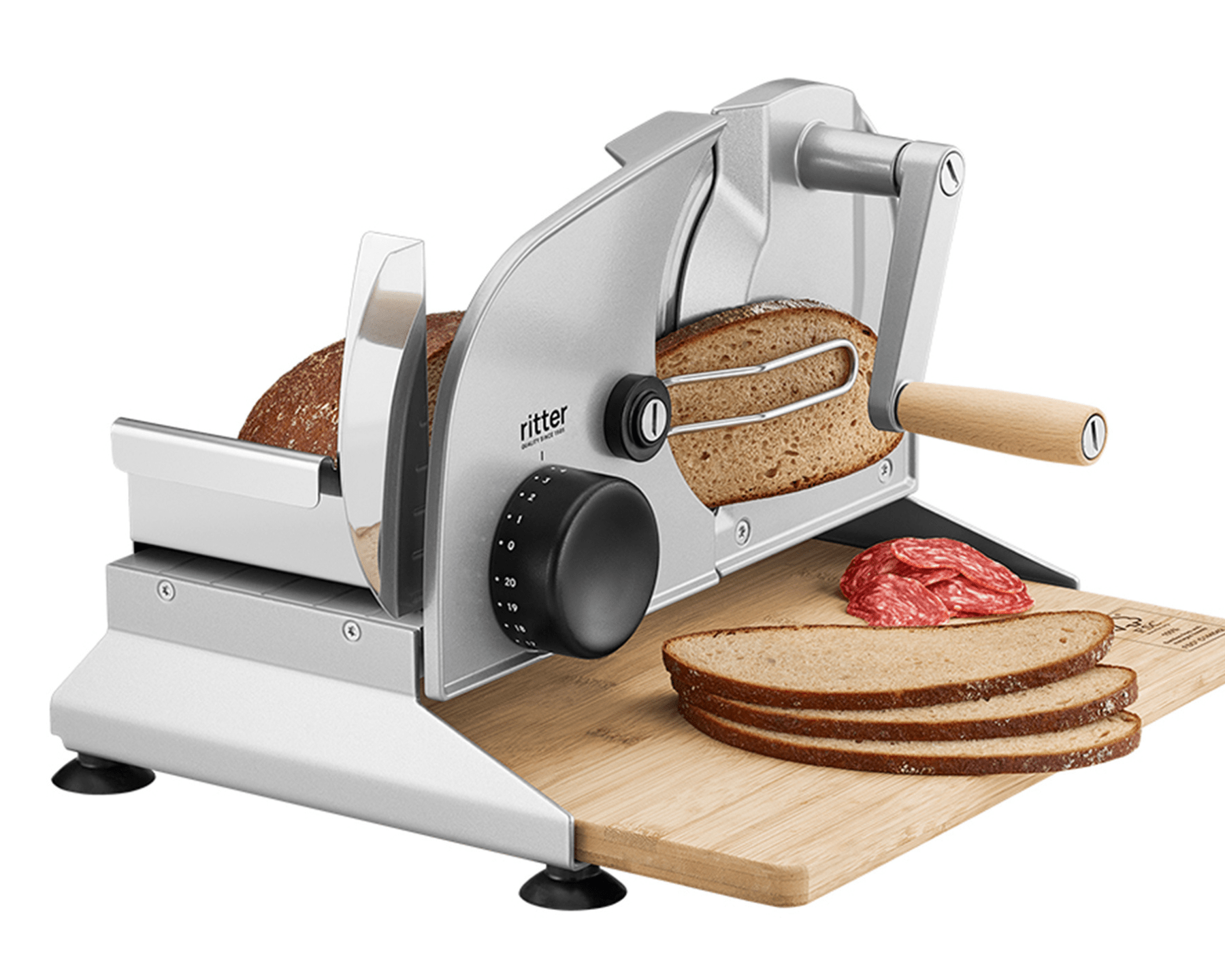 ritter Manueller Allesschneider piatto5 mit zwei Messern - kitchen - more.ch