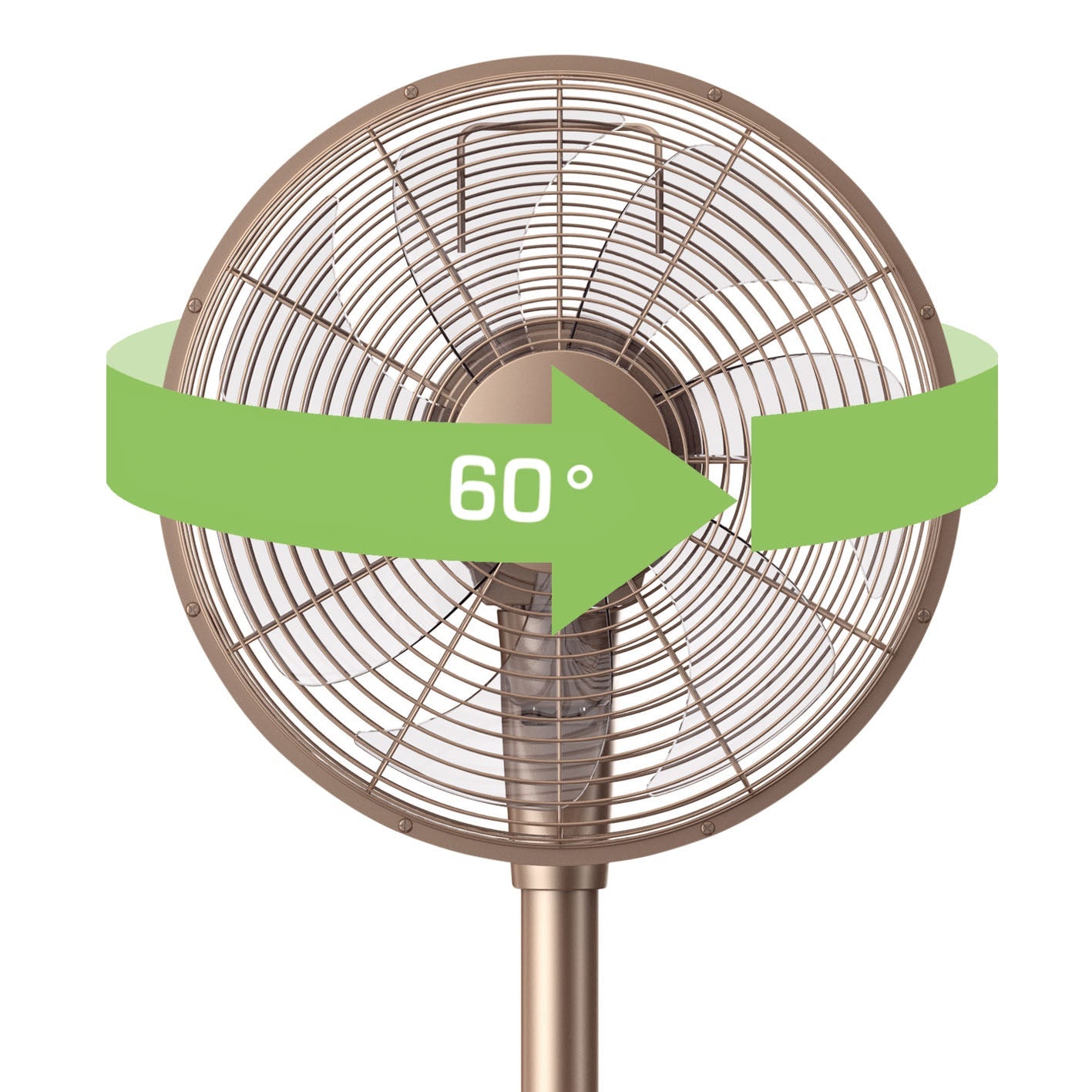 Standventilator Notos Rosegold von Stylies - kitchen - more.ch