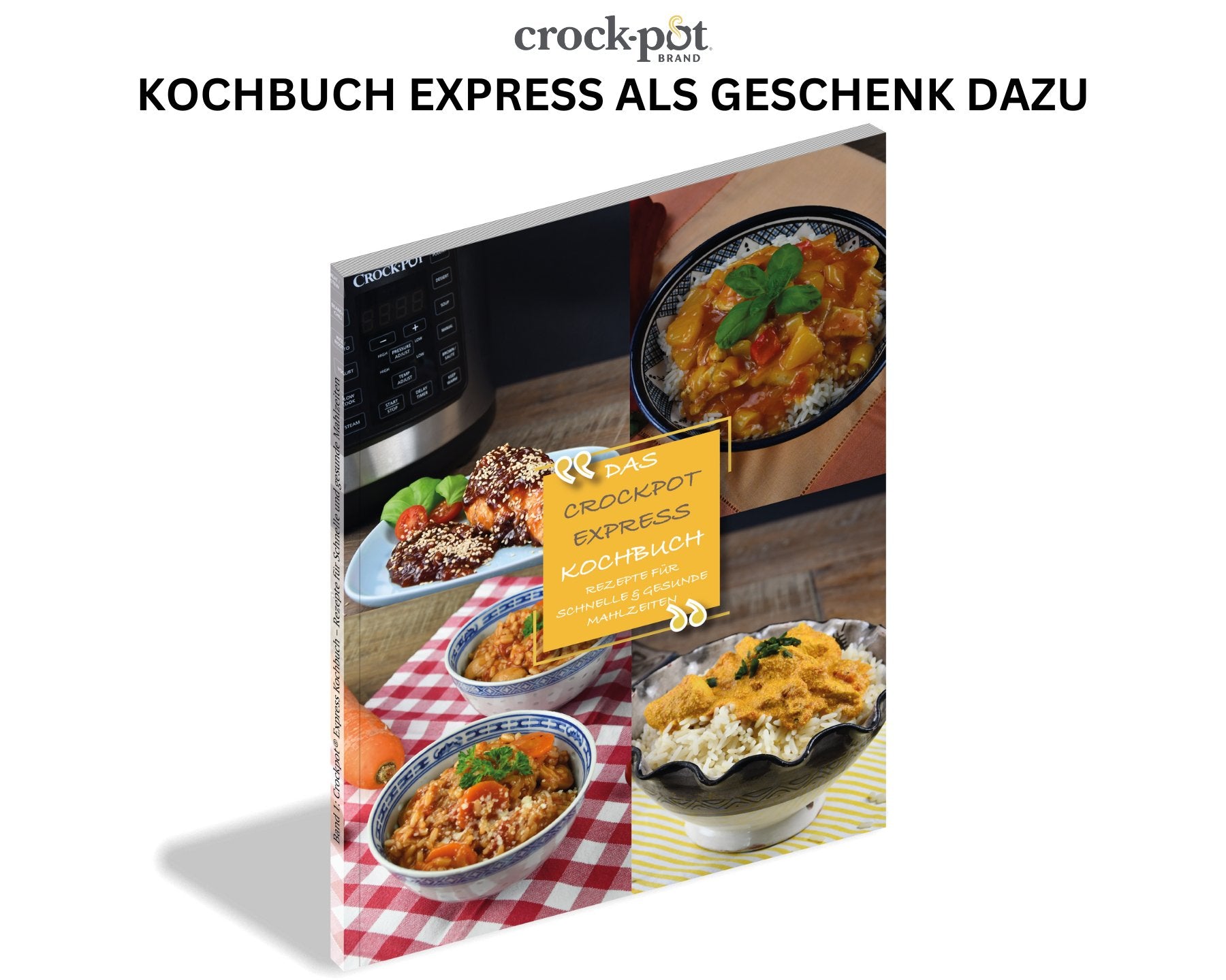 Crockpot Express, 5.6 L Multi-Cooker - kitchen-more.ch, Multifunktionsgerät, kostenloser Versand in der ganzen Schweiz