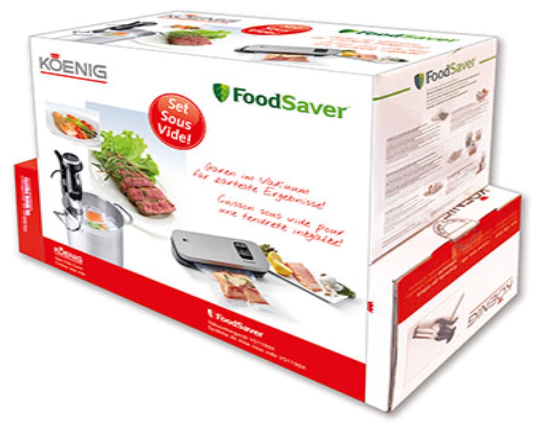 Koenig/ FoodSaver® Sous Vide Set - kitchen-more.ch, kostenloser Versand in der ganzen Schweiz